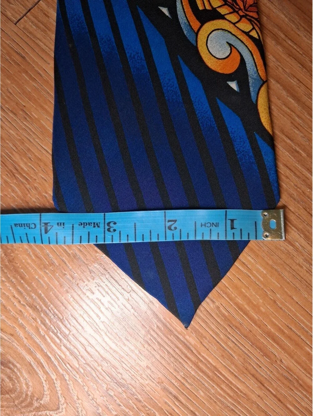 VINTAGE Rush Limbaugh Silk Tie Multicolor Wide Long Handmade